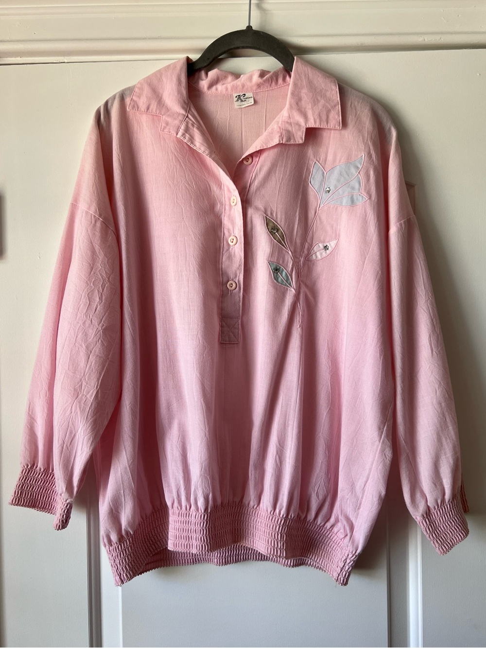 Vintage Kreations Pink Top Made in Hallandale Beach FL